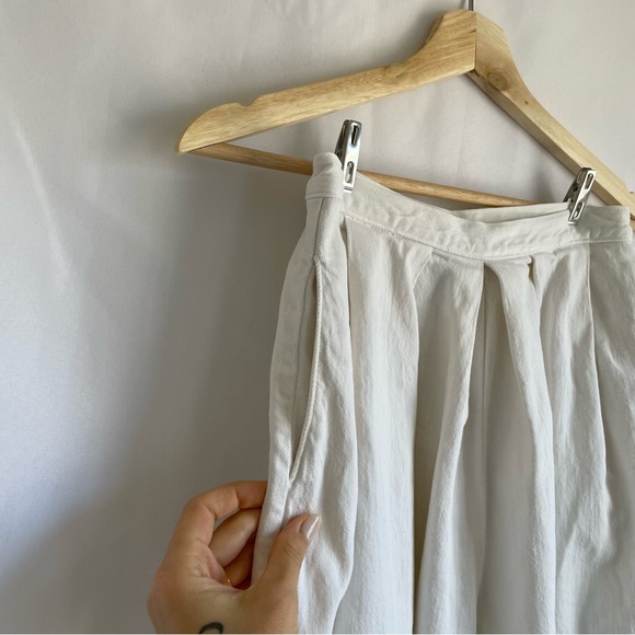Rachel Comey Wide Leg Raw Hem White Denim Size 2 - Picture 4 of 12